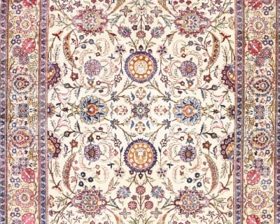 TAPIS D'ORIENT CAUCASE KARABAGH NOUÉ MAIN VERS 1900 CHEVAUX