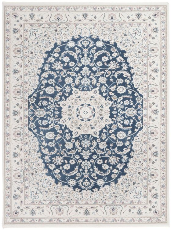 Tpis persn ncien en line bleu de l glerie Hmdn fit à l min En vente sur 1stDibs