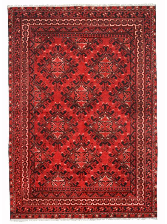 【フラワーワンド】パキスタンヴィンテージウール絨毯　赤いアーモンド　魔法草 フラワーワンド】パキスタンヴィンテージウール絨毯 赤いアーモンド