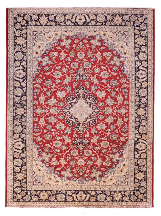 ペルシャ絨毯 215x150 手織り 美術品 ナジャファバッド産 クリーニング済 ナジャファバード