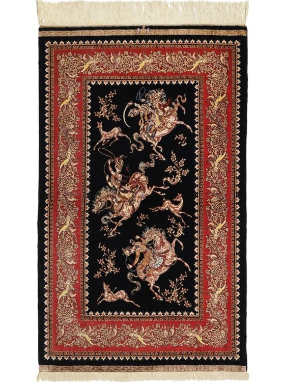 高級絨毯　シルク シルク高級 - オリエンタルカーペット - すべての絨毯