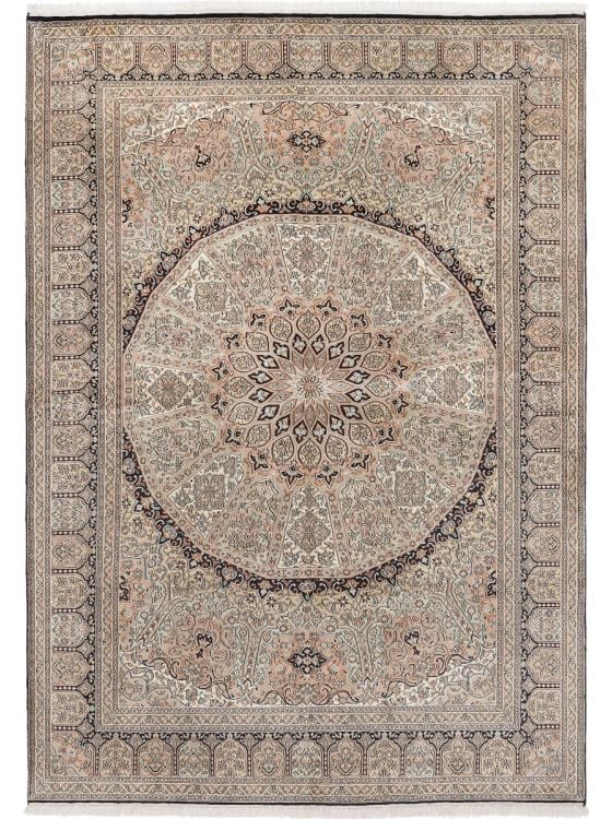 ペルシャ絨毯　カシミール絨毯 カシミールシルク絨毯(63x92cm)ヴィンテージ ペルシャ【絨毯専門店】