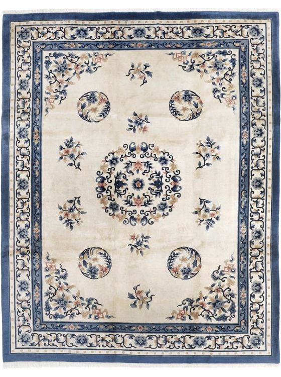 Beau tapis chinois ancien Ningxia En vente sur