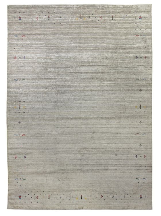 Tinyboy-hbq Tappeti Dal Design Moderno Per Soggiorno, A Pelo Corto, Per Soggiorno, Camera Da Letto, Grigio (200x 250 Cm, Grigio/Beige - Foto 2