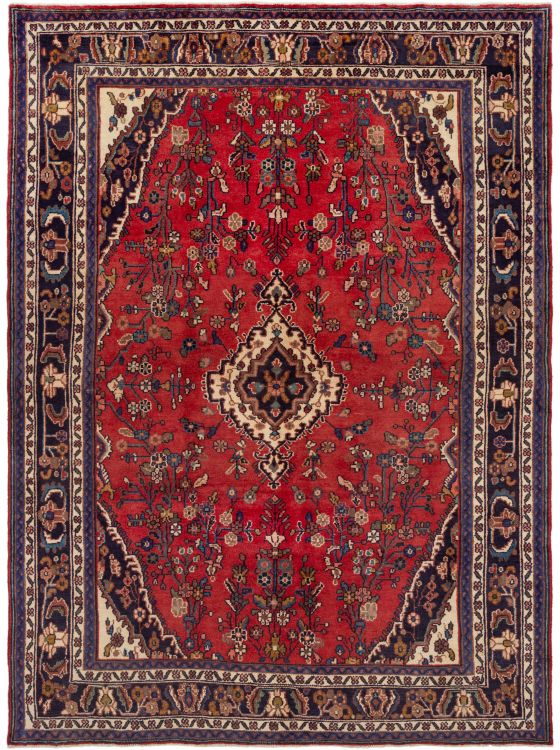 ペルシャ絨毯 205x135 手織り 美術品 草木染 ハマダン産クリーニング済み すべての絨毯