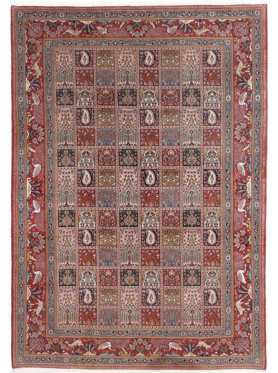 Handgeknoopte Sirdjan - Perzisch tapijt met geometrisch medaillon - Perzische Tapijten, Berber tapijten, Patchwork tapijten, Vintage tapijten