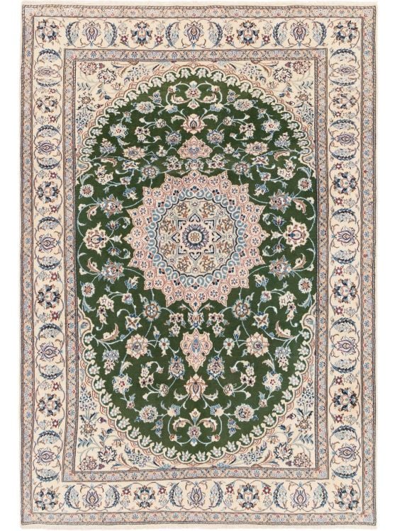 ペルシャ カーシャン 絨毯 ペルシャ絨毯カシャーン産 レッド 赤 ワインレッド 217×138cm 5大産地