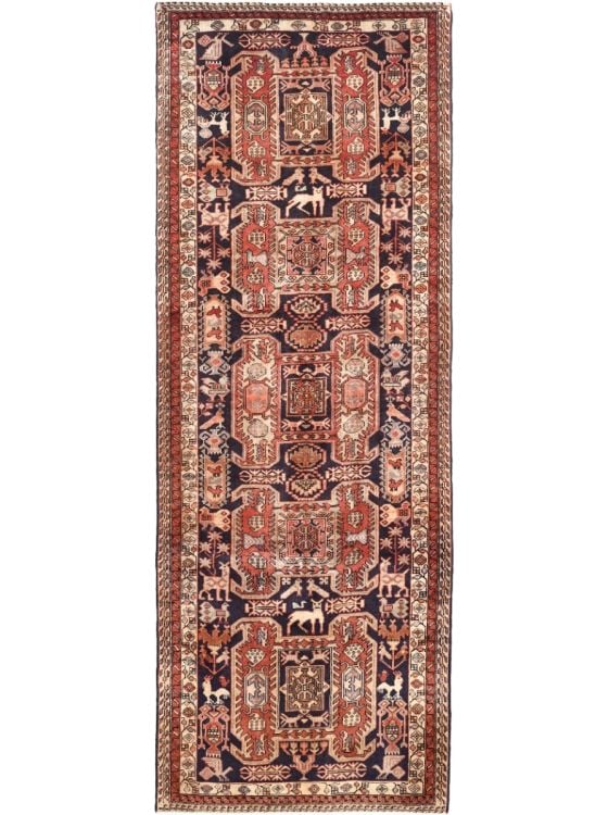 ペルシャ絨毯 291x207 手織り 美術品 草木染 ハマダン産クリーニング済み ペルシャ絨毯 291x207 手織り 美術品 草木染 ハマダン産