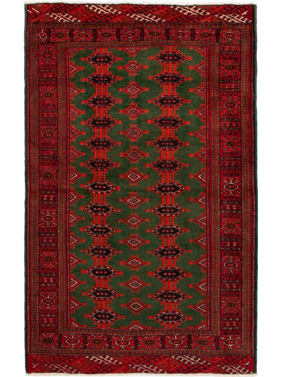 新品ペルシャ絨毯トルクメン ペルシャカーペット 65X89cm トルクメン - ペルシャ／クラシック - オリエンタルカーペット