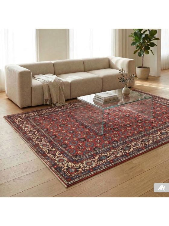 アンティーク アメリカン サルーク ペルシャ絨毯 132×73cm ペルシャ絨毯 (サルーク) 132×79cm（FS-70058） – ギャッベ＆ペルシャ