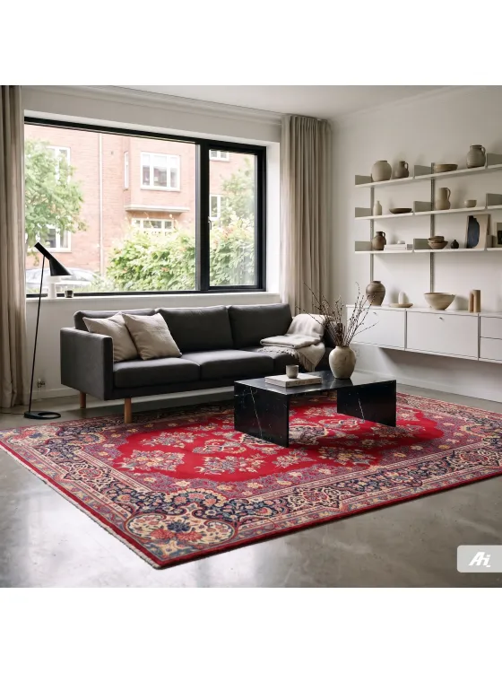 ペルシャ絨毯　ケルマン 新品 185x140cm 特別価格　40％引き‼ ケルマン - ペルシャ／クラシック - オリエンタルカーペット - すべて