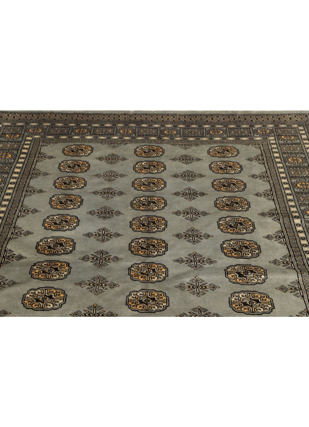 パキスタン産ハイノットラグ / サイズ：80x135cm …. ..p24 パキスタン ブハラ