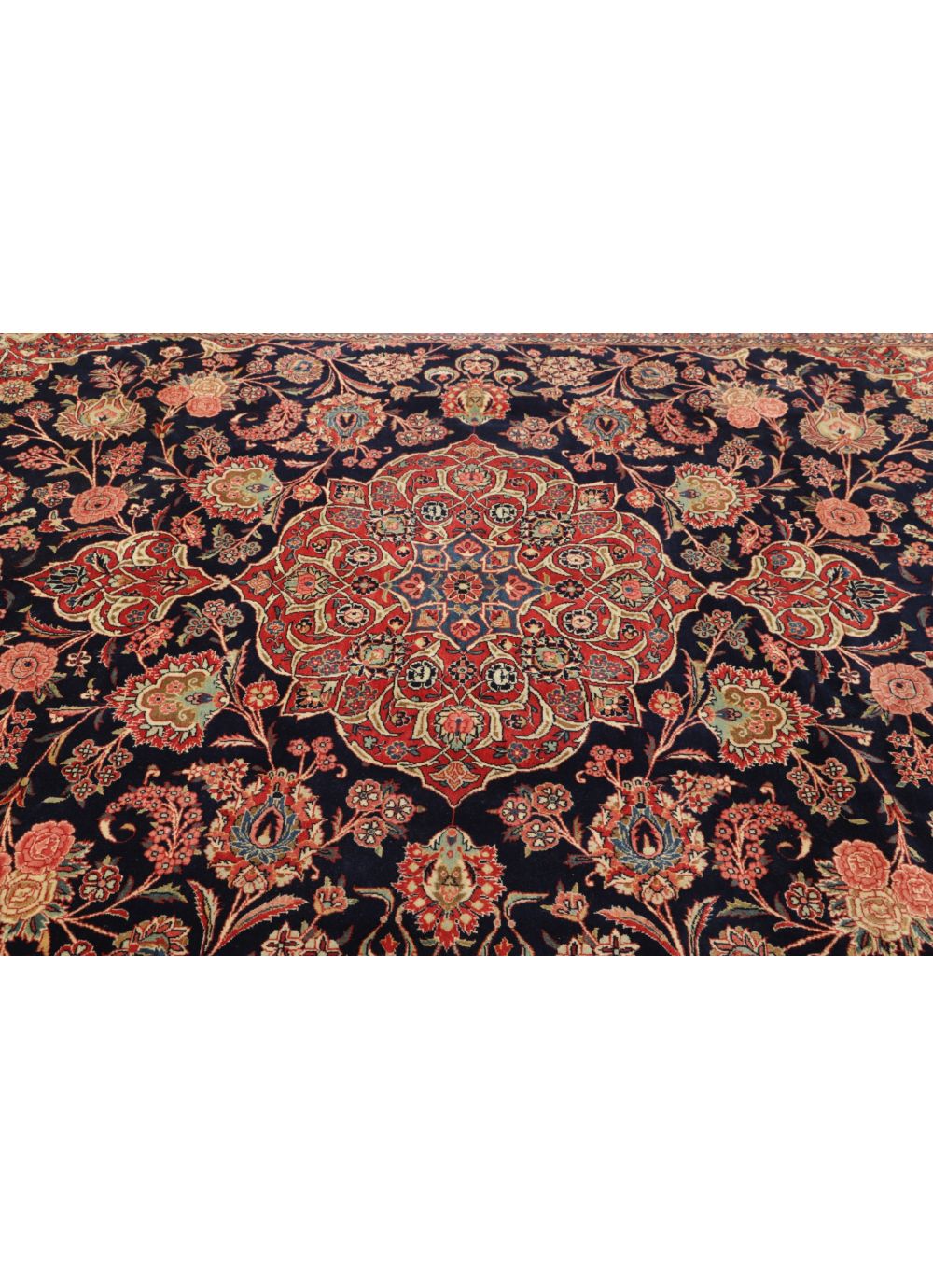 ペルシャ絨毯 150x100 手織り 美術品 カーシャーン産 クリーニング済み ペルシャ絨毯 カシャーン【サティラグス | 手織り絨毯専門店】