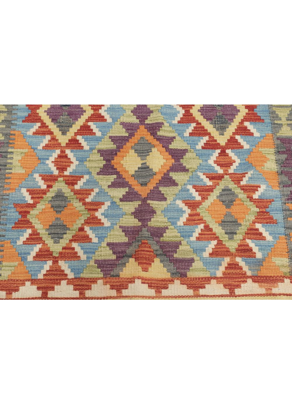 美品ヴィンテージアフガンキリム　145×102cm Kelim Afghan Old Style