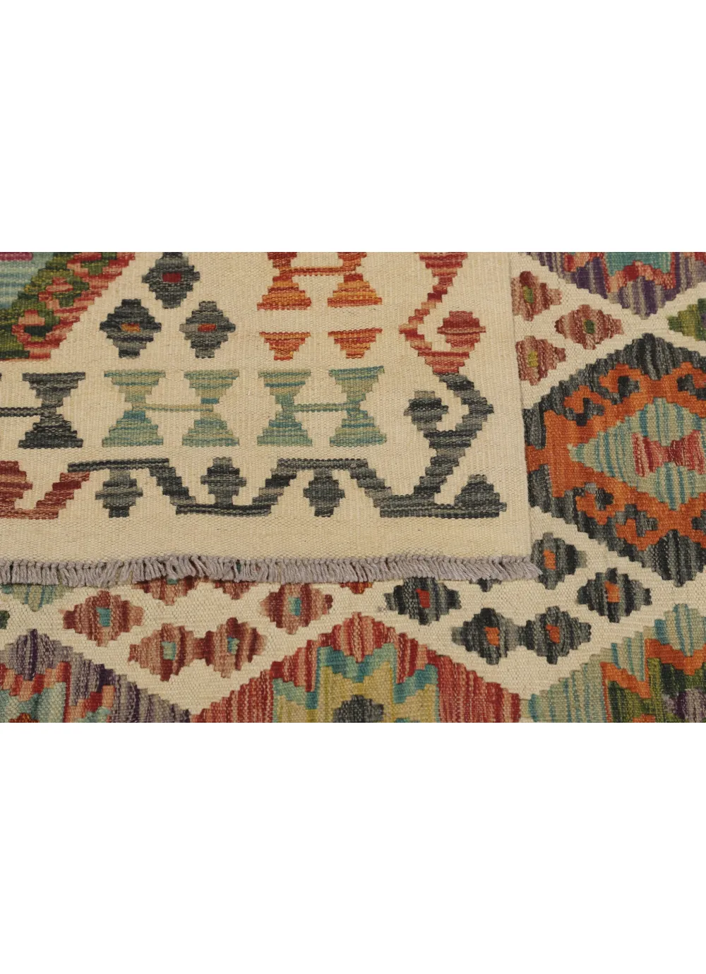 美品ヴィンテージアフガンキリム　145×102cm Kelim Afghan Old Style