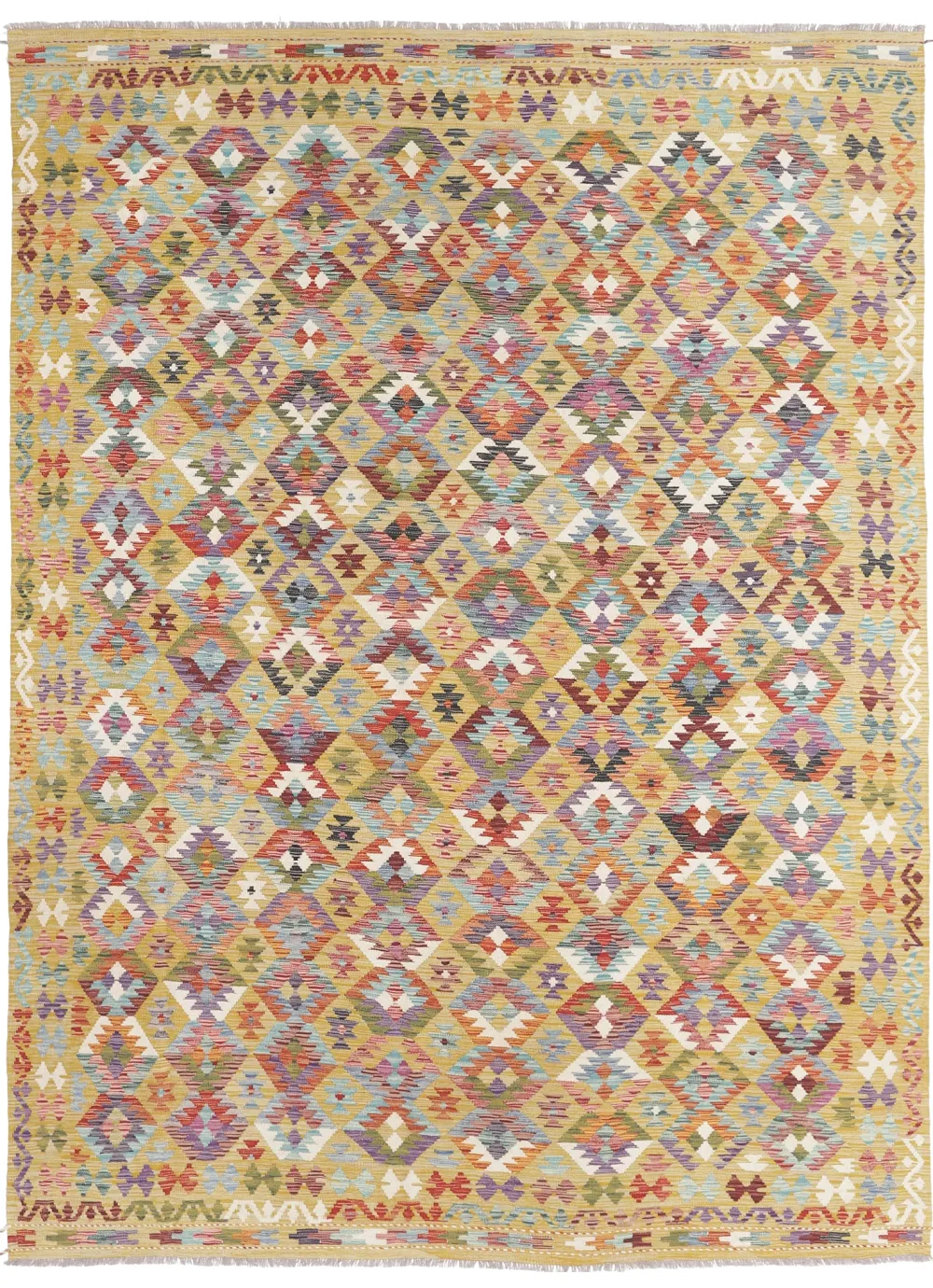 美品ヴィンテージアフガンキリム　145×102cm Kelim Afghan Old Style