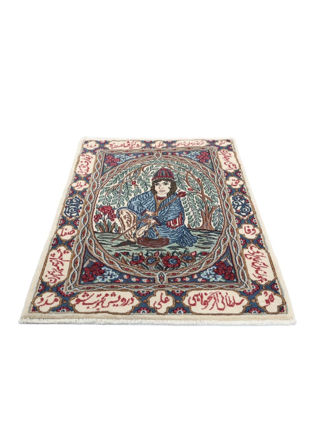 ペルシャ絨毯 280x196 中古品 手織り 美術品 ケルマン産 Kerman ペルシャ絨毯 280x196 中古品 手織り 美術品 ケルマン産 Kerman