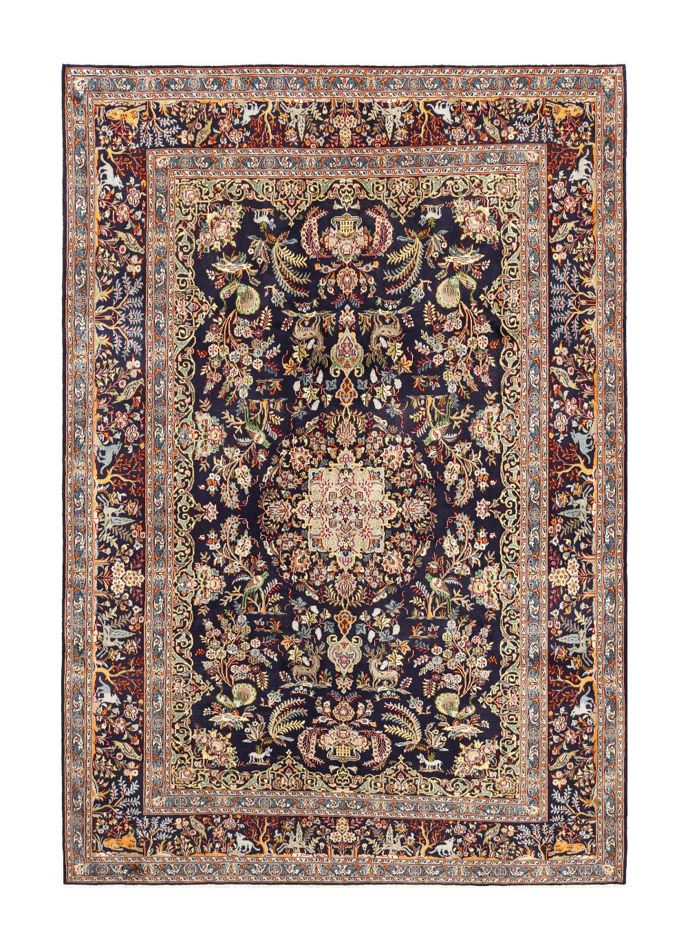 ペルシャ クムシルク/サイズ:60x80cm…. ..fid2。 楽天市場】ペルシャ絨毯 【本物イラン産】 クム シルク マルージ