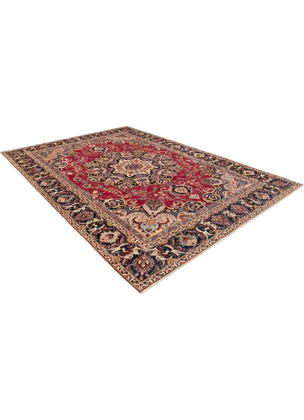 ペルシャじゅうたん 絨毯 2m×3mくらい 手織り 本物 イラン マシュハド産